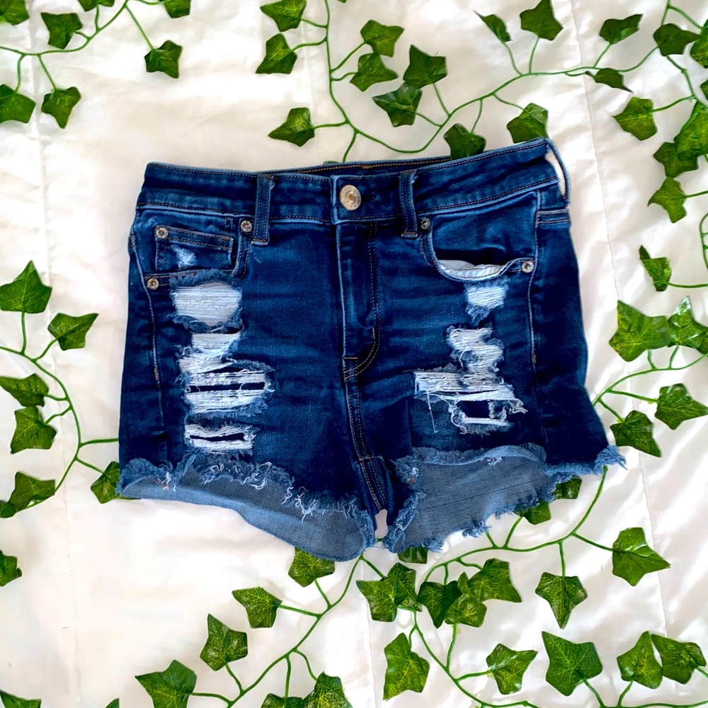 american eagle jean shorts